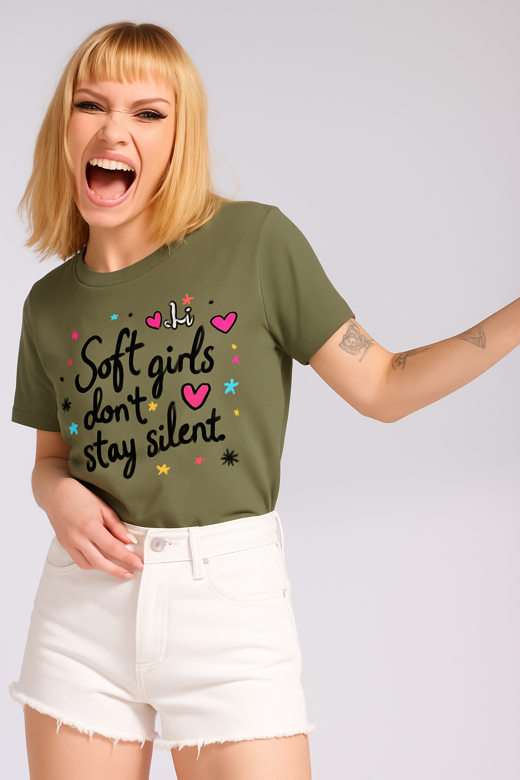 Soft Rebellion - Organic cotton t-shirt | LazyPink