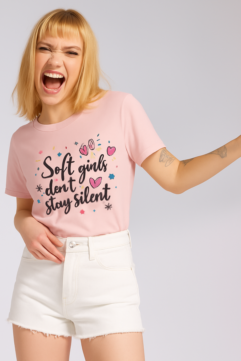 Soft Rebellion - Organic cotton t-shirt | LazyPink