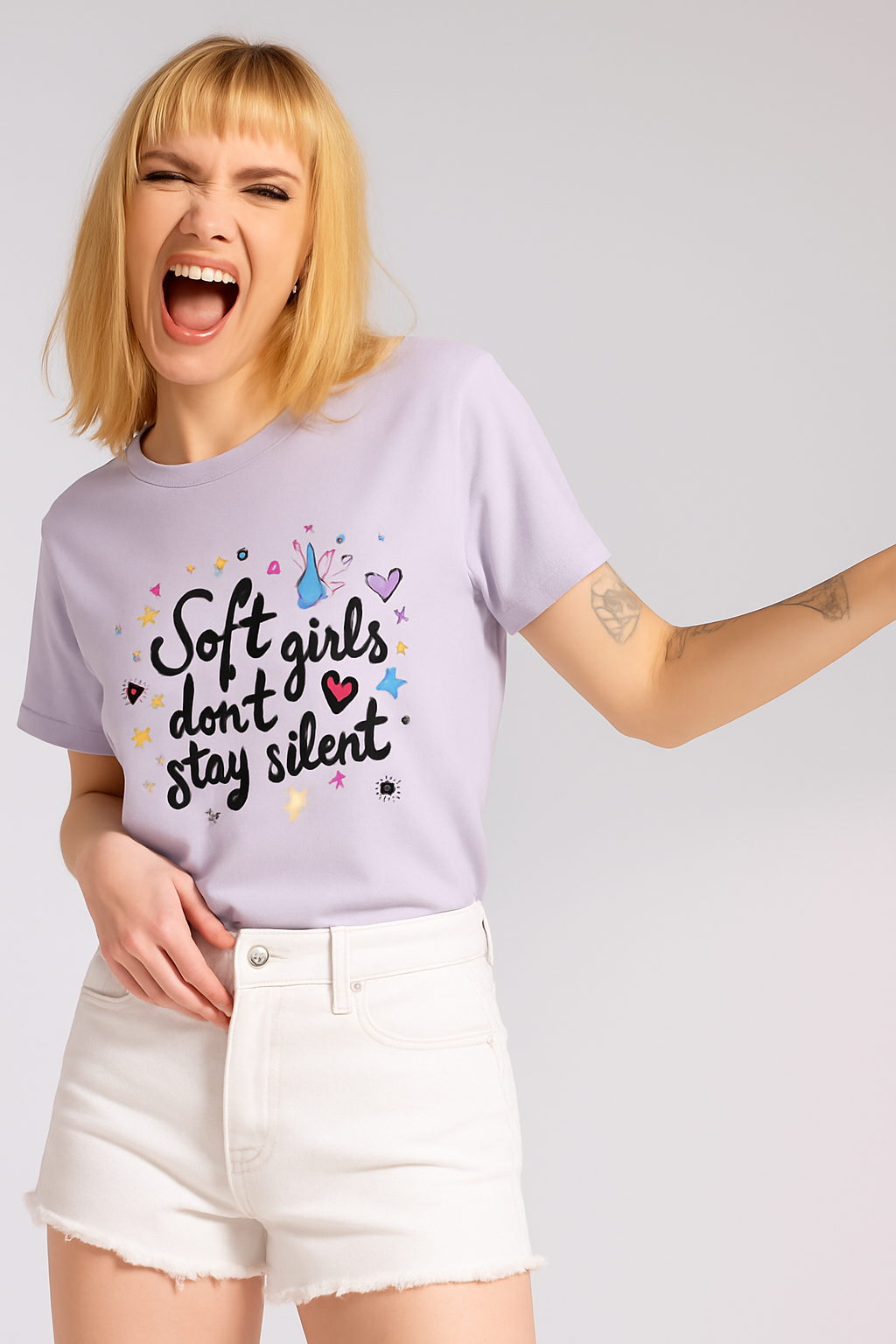 Soft Rebellion - Organic cotton t-shirt | LazyPink