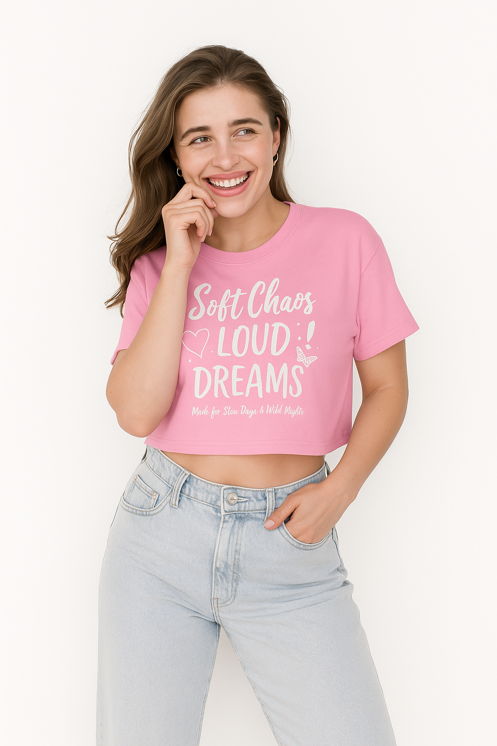 Dreamy Rebel - Organic crop top | LazyPink