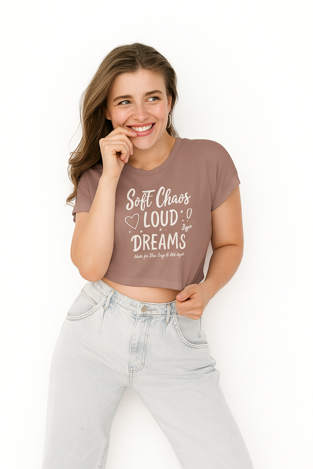 Dreamy Rebel - Organic crop top | LazyPink