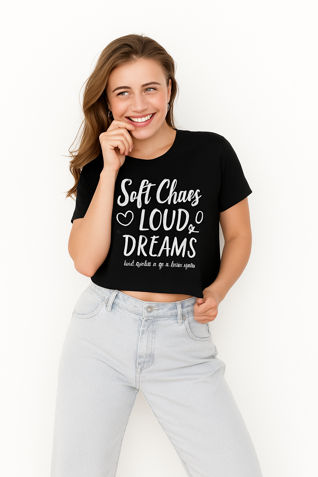 Dreamy Rebel - Organic crop top | LazyPink
