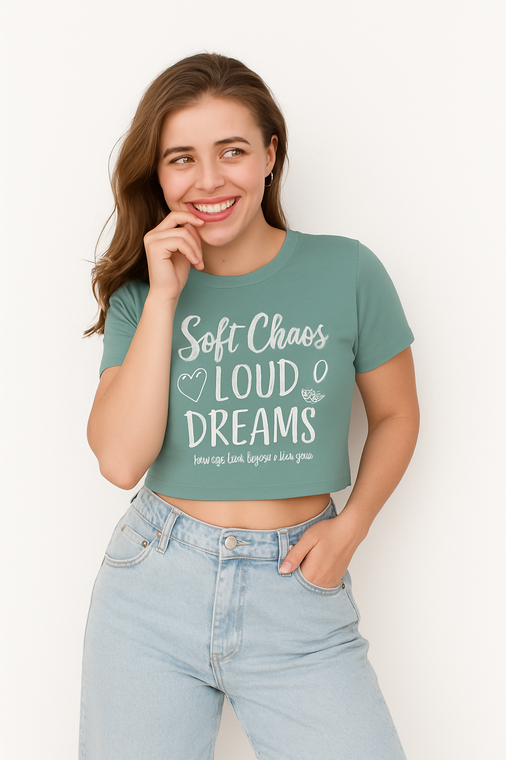Dreamy Rebel - Organic crop top | LazyPink