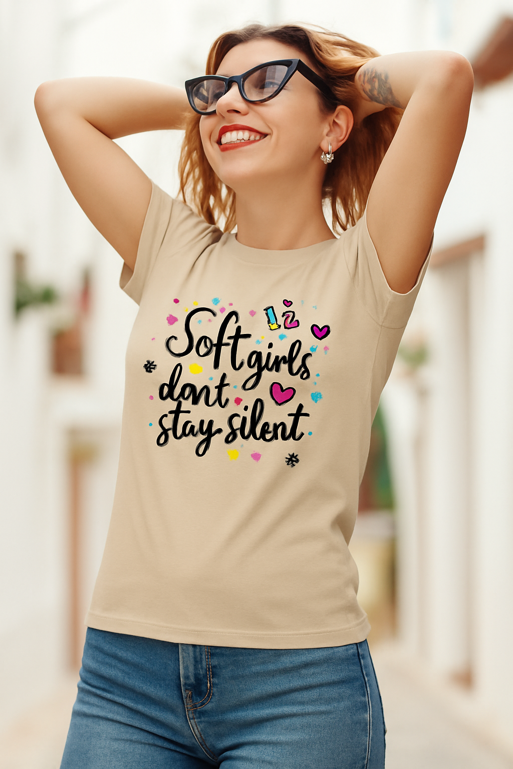 Soft Rebellion - Organic cotton t-shirt | LazyPink